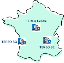 Carte des agences TEREO